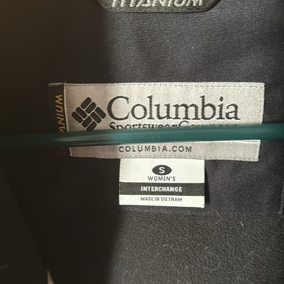 Columbia Titanium Softshell Jacket Womens‎ Full Zip Black Lightweight - Picture 6 of 13